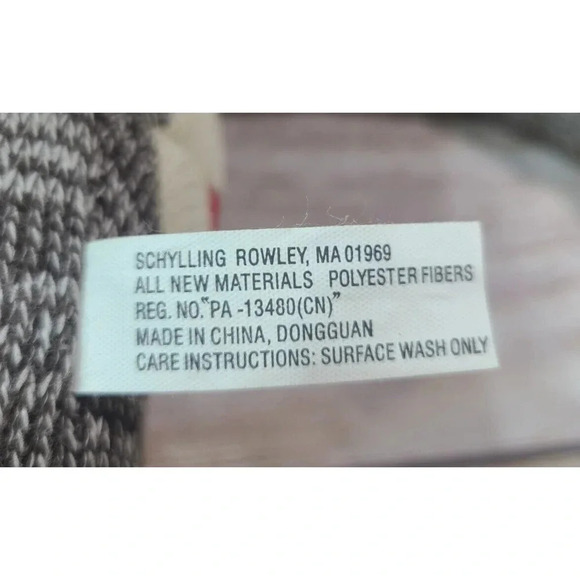 Schylling Plush Sock Monkey Stuffed Animal Red Mouth Bottom Brown Cream 22" - Picture 3 of 3